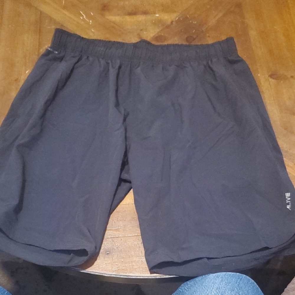 Men's Performance Black Athletic Shorts